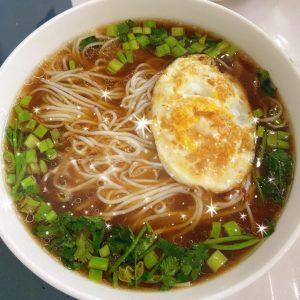Hot Oil Noodle Soup