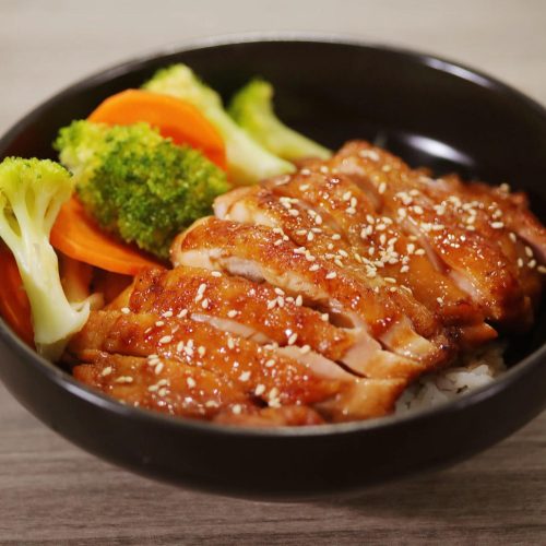 Honey Chicken Cutlet Rice (Mi Zhi Ji Pa Fan): A Sauce-First Bowl